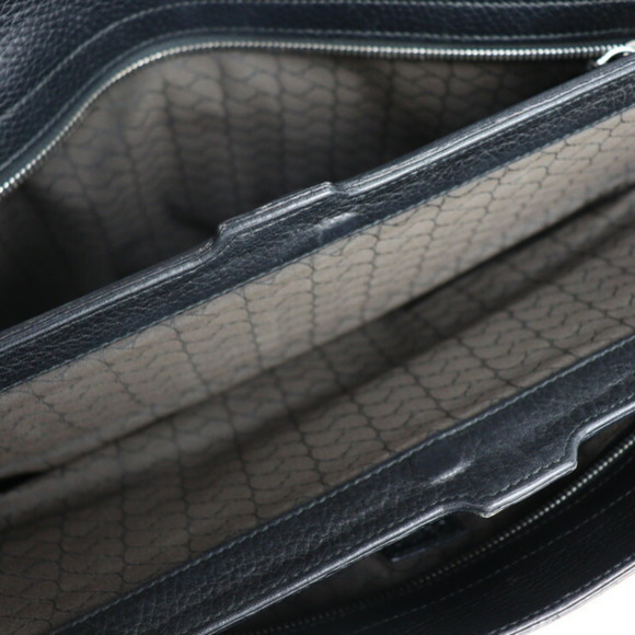 CARTIER Ladona shoulder bag L1000806 leather black dark brown chain semi-shoulde - Picture 9 of 9